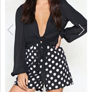 50% off through Friday! Nasty Gal tie up top